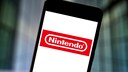 Nintendo-Logo auf Smartphone