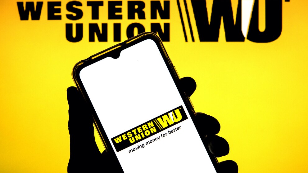 WU+ Western Union Smartphone Logo Konto