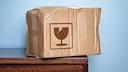 Verbeultes Paket