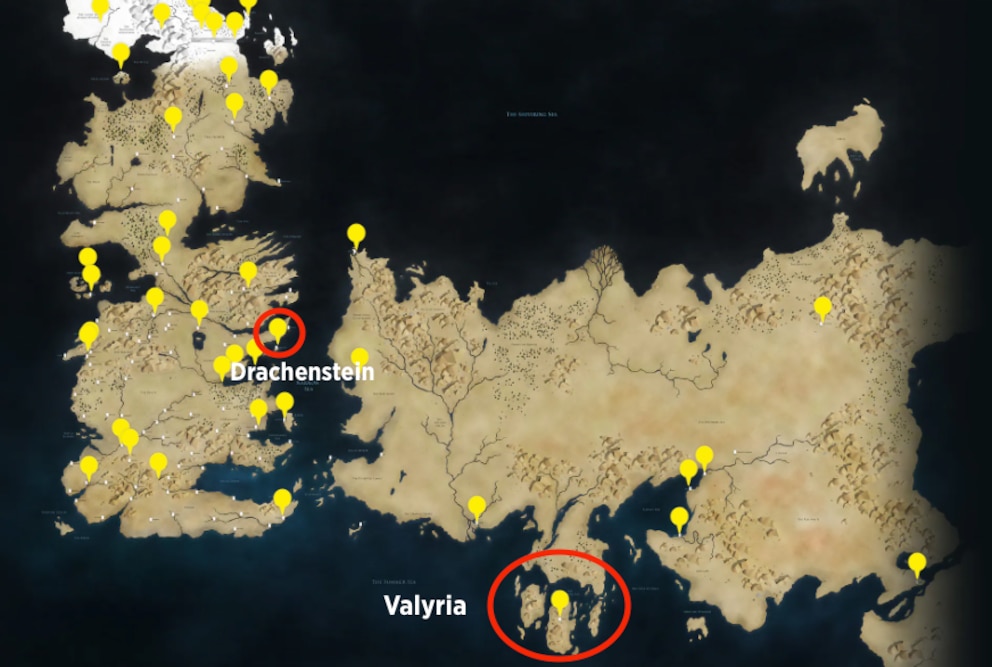 Screenshot Sky Karte Westeros und Essos