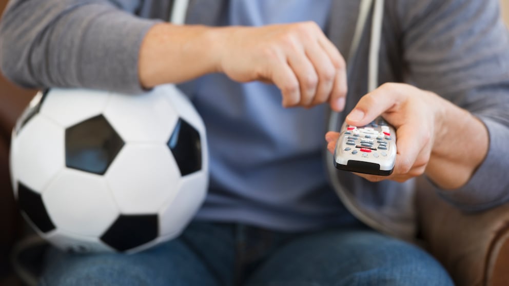 Fußball TV Fernbedienung