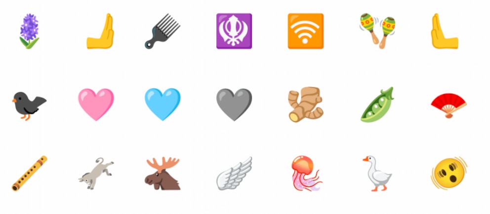 Die neuen Emojis bei Google