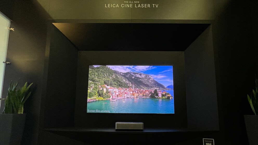 Leica Cine 1 auf der IFA 2022 Laser-TV 100 Zoll