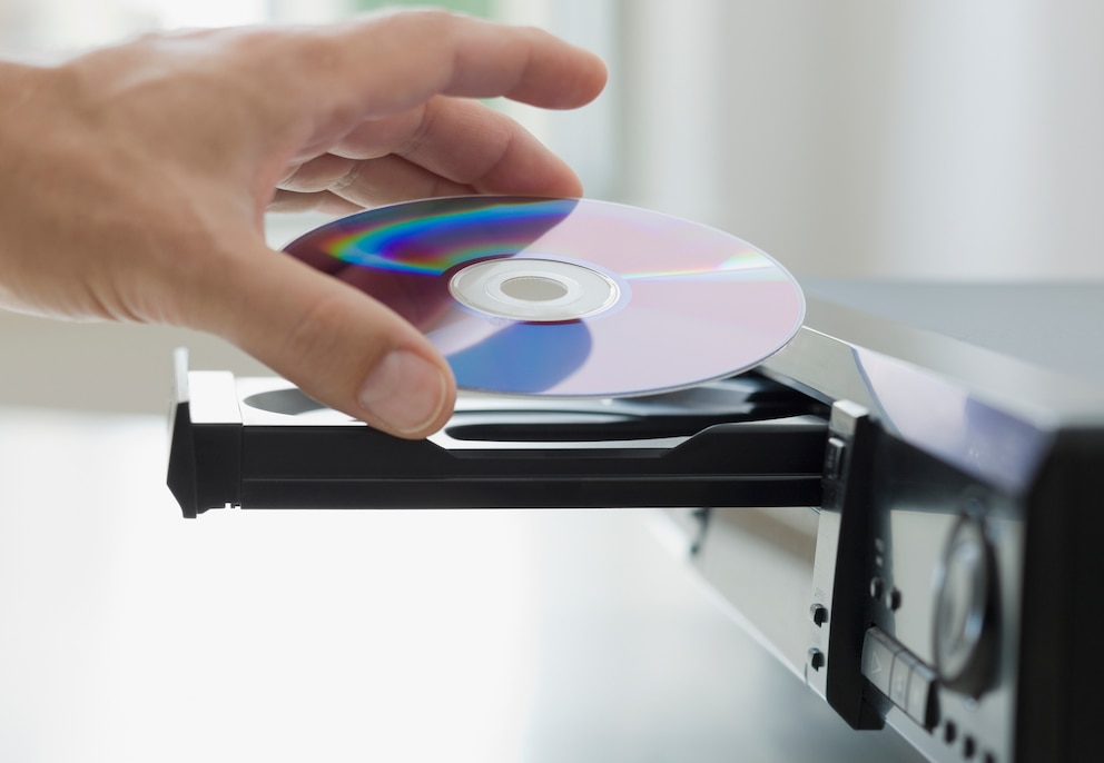 DVDs gehören zur Technik aus den 1990ern