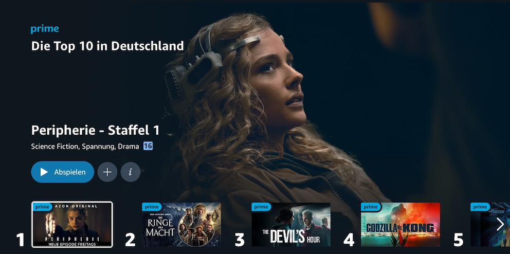 Screenshot Peripherie Amazon Prime Video Mediathek