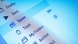 E-Mail-Postfach mit Spam-Ordner in den Spam-Mails gesammelt werden.