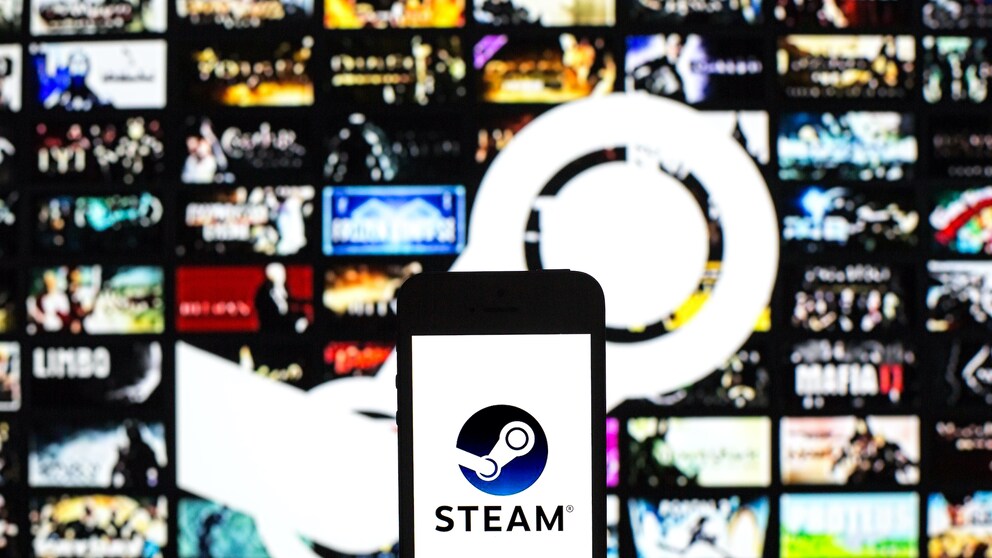 Steam Awards 2022 Logo Steam vor Hintergrund der Spieleplattform