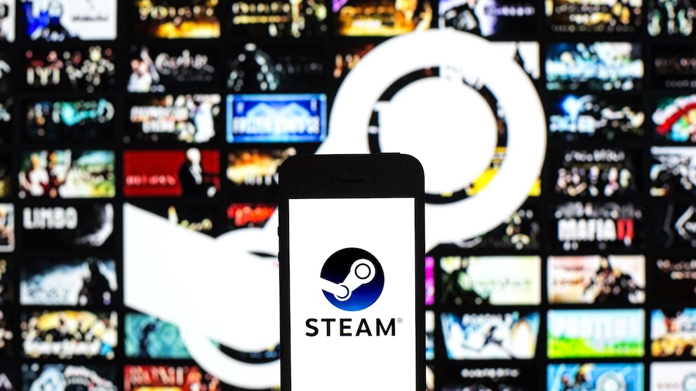 Steam Awards 2022 Logo Steam vor Hintergrund der Spieleplattform