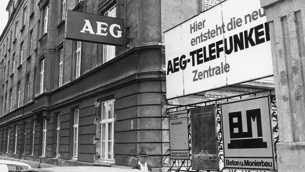 Hauptquartier von AEG-Telefunken ca. 1970 in Wien.
