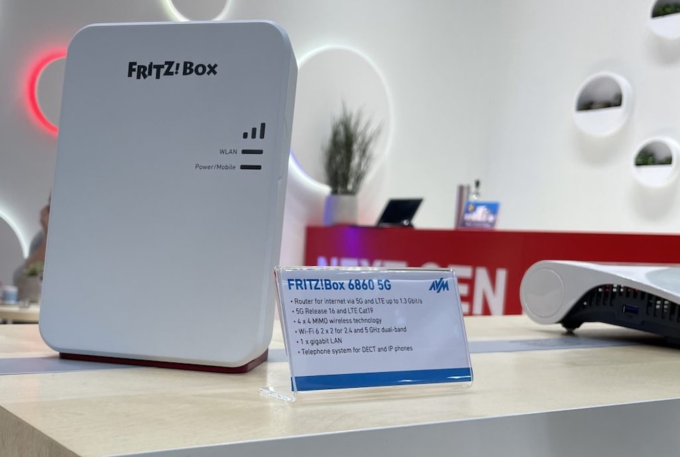 Fritzbox 6869 5G at the MWC
