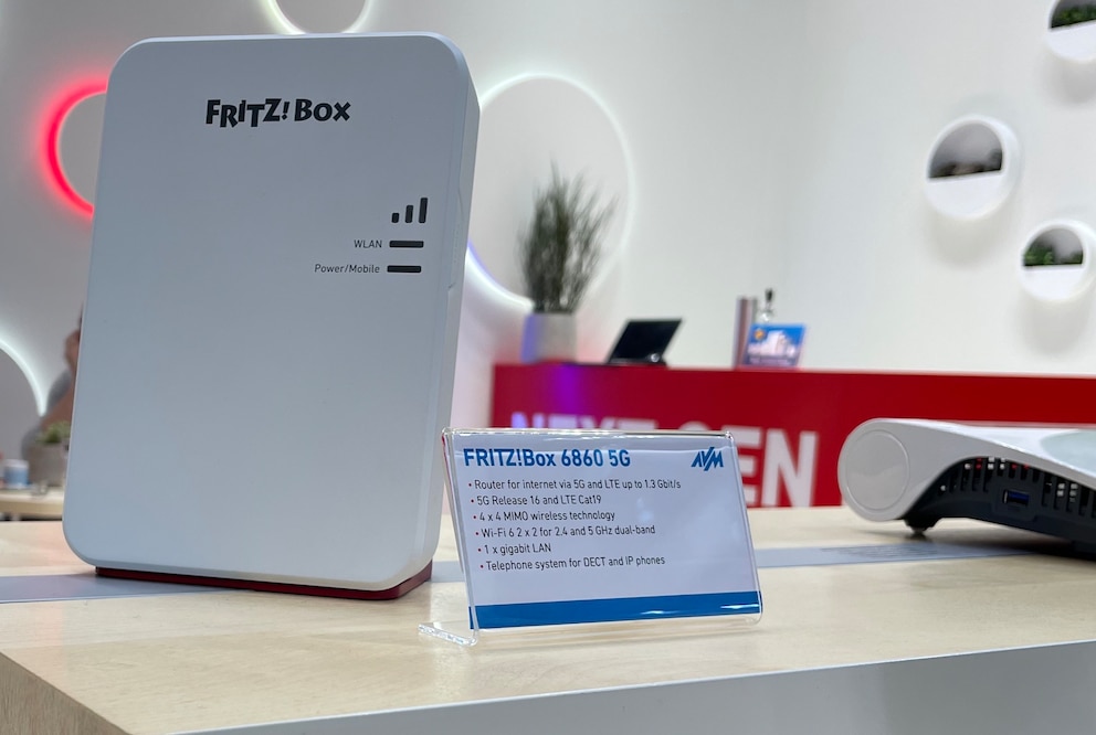 Fritzbox 6869 5G auf dem MWC