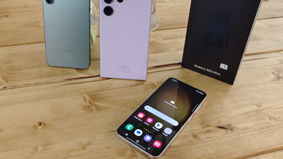 Samsungs 2023er-Smartphones. Das Galaxy S23, das S23+ und das S23 Ultra