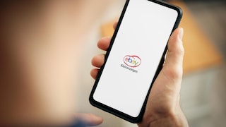 Ebay Kleinanzeigen Logo auf Handy: Symbolbild für Phishing-Betrug