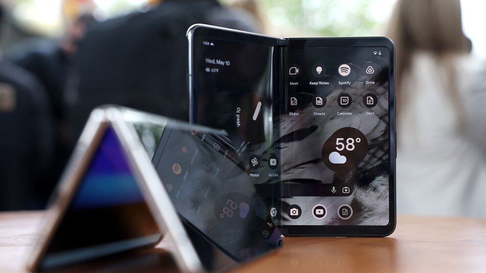 Das Pixel Fold auf der Google I/O 2023