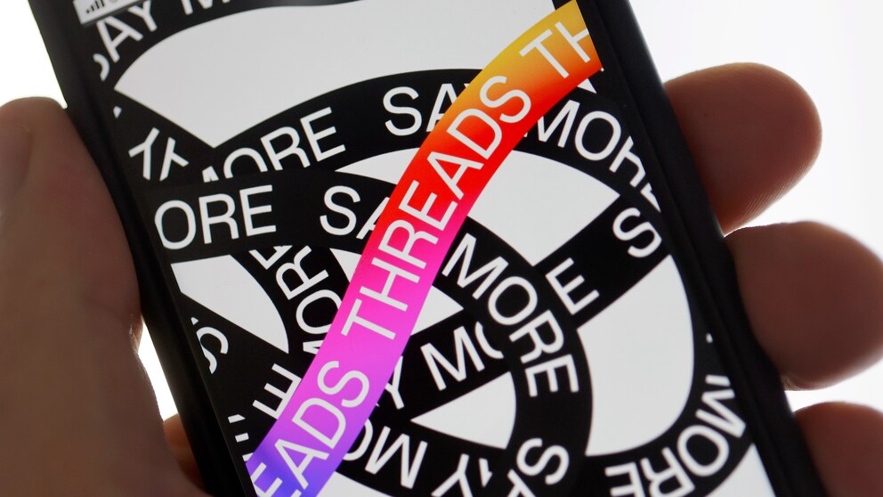 Instagram Threads Startbildschirm auf Smartphone