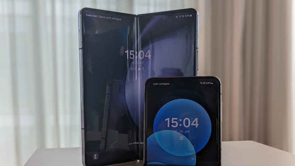 Das Z Fold 5 und das Z Flip 5 von Samsung