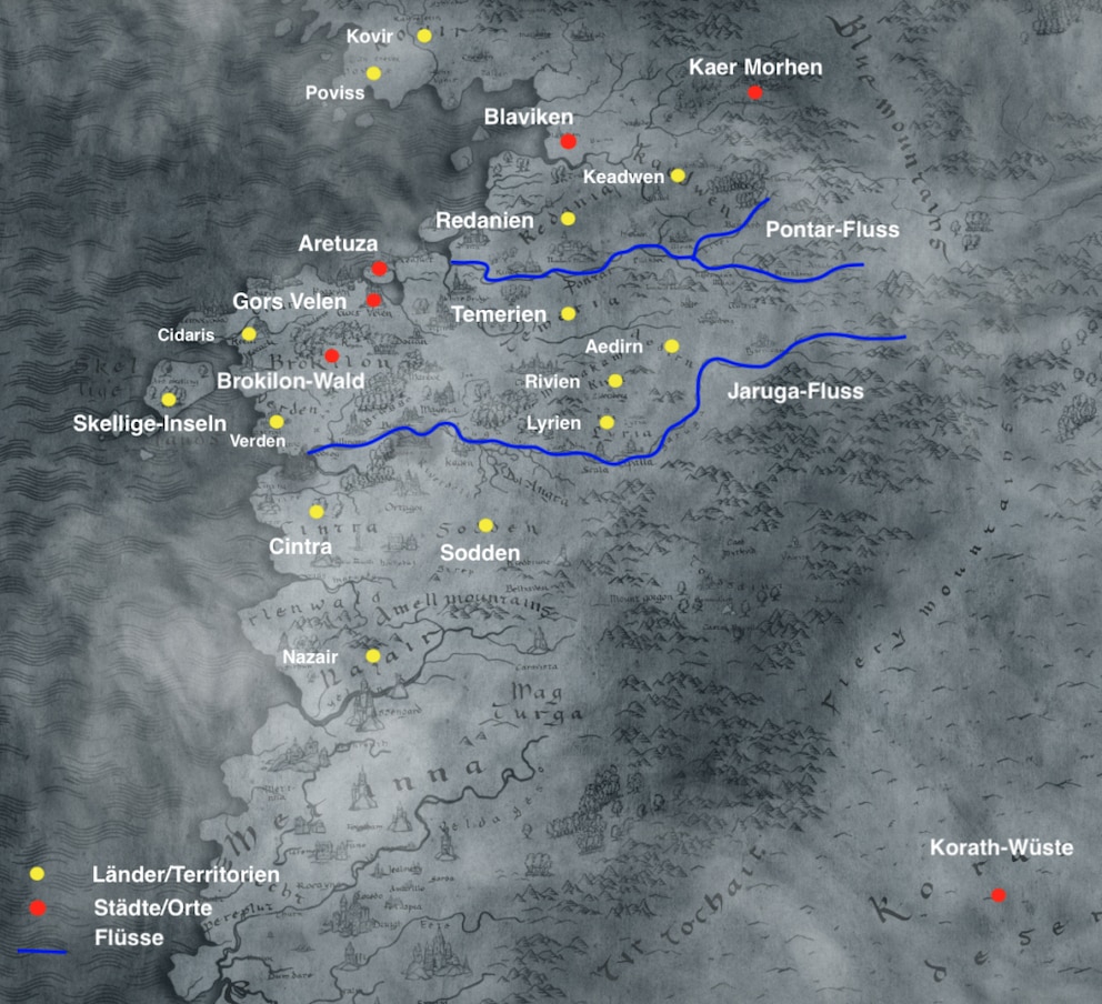 Screenshot Witcher Map Netflix, Markings by techbook.de