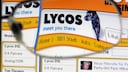 Lycos Logo mit Labrador auf Website