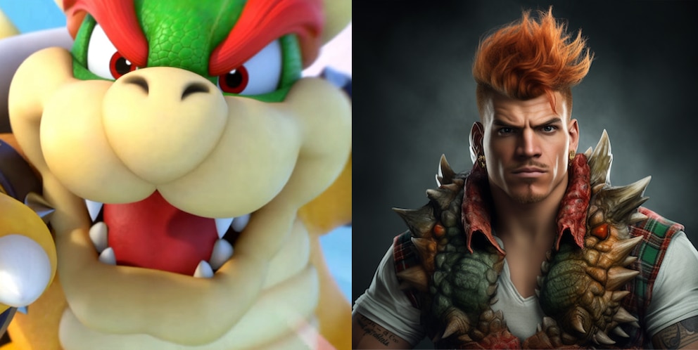 Gaming Charakter KI Bowser