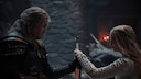 Witcher Quiz: Szene der Netflix-Serie „The Witcher“ mit Henry Cavill und Freya Allen
