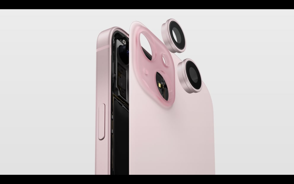 The camera of the iPhone 15 (Plus) now offers a 48-MP wide-angle