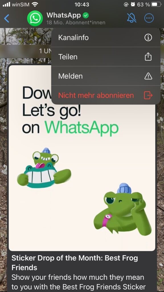 Mute and Unsubscribe WhatsApp Channels