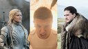 Serien teuer Collage: Szenen aus Ringe der Macht, Stranger Things, Game of Thrones
