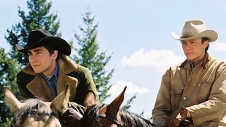 Ausschnitt aus „Brokeback Mountain“: Ennis und Jack reitend.