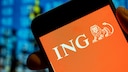 ING-Logo auf dem Smartphone