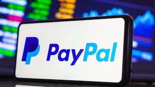 PayPal-Logo auf dem Smartphone