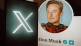 Elon Musk und X-Logo