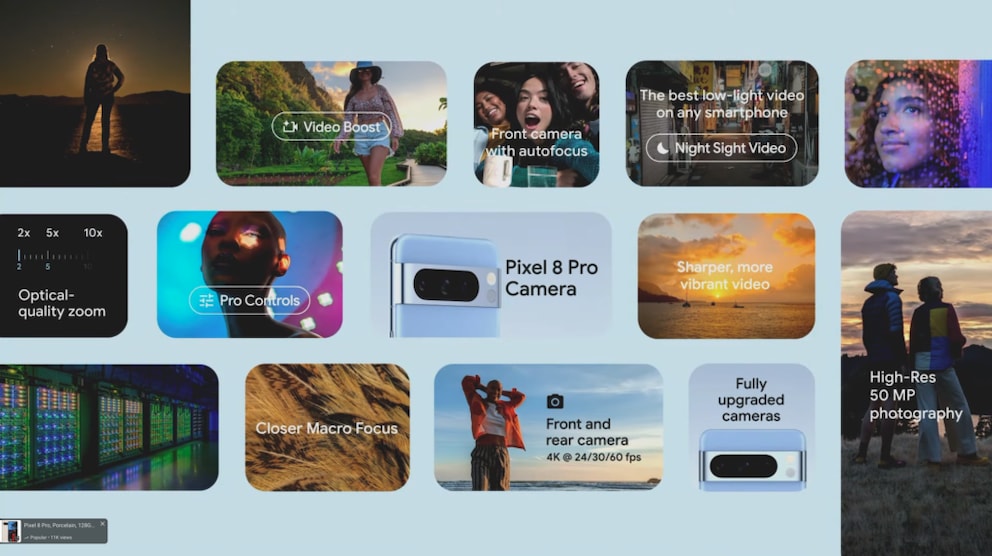 The changes in the Pixel 8 Pro are mainly found on the software side