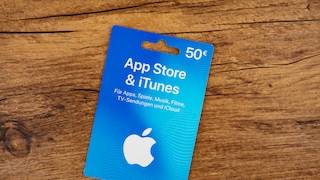 Blaue Apple Gift Card für App Store und iTunes