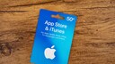 Blaue Apple Gift Card für App Store und iTunes