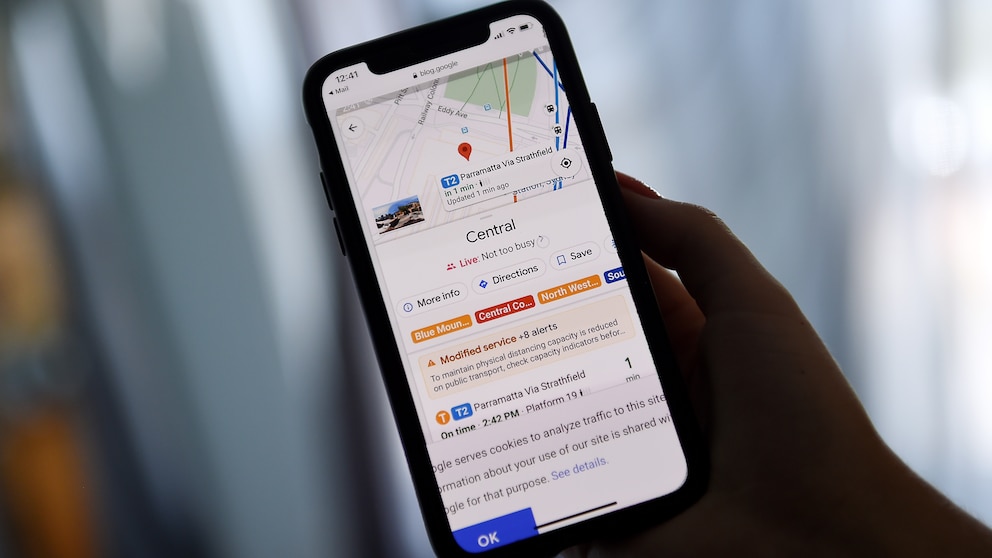 Google Maps mit Wegbeschreibung