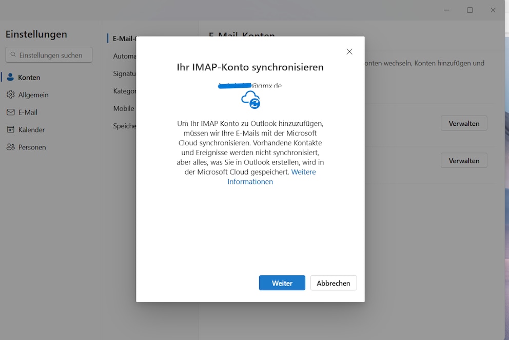 Outlook IMAP