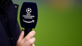 Mikro mit Champions League und Amazon Logo