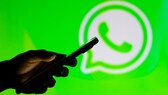 Gelöschte WhatsApp-Nachrichten: WhatsApp Logo mit Smartphone im Vordergrund