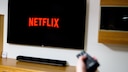Netflix Logo auf TV
