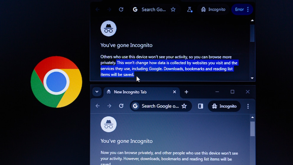 Der Inkognito-Modus von Chrome bekommt eine neue Warnung für „private“ Browser-Sitzungen