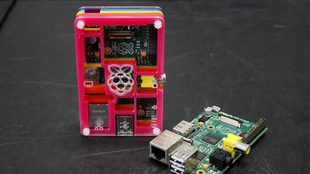 Raspberry Pi unverpackt und verpackt