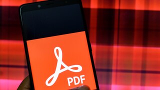 PDF größer als das Universum: PDF-Logo auf Smartphone