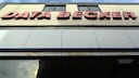 Data Becker Logo an Hauswand