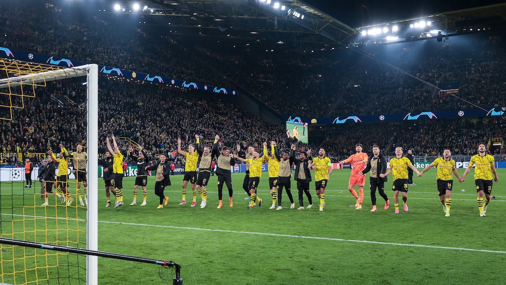 Großer Jubel beim BVB über Einzug ins Halbfinale der Champions League