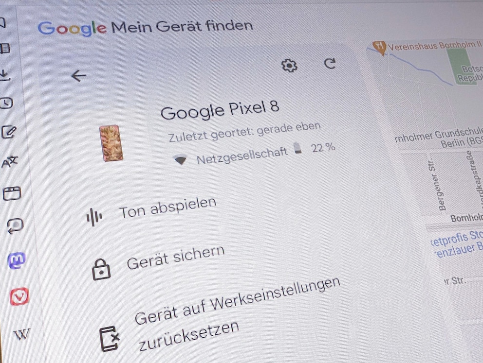 Mein Gerät finden von Google