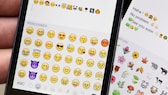 Geöffneter Chat mit Auswahlfenster für Emojis.