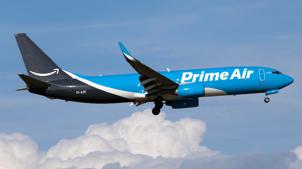 Symbolbild: Amazon-Prime-Flugzeug für Bestellungen aus dem Ausland