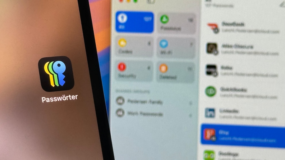 Die neue Passwörter-App installiert Apple automatisch mit dem Update auf iOS 18