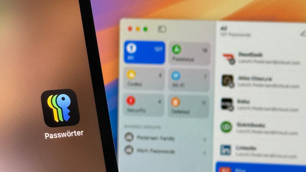 Die neue Passwörter-App installiert Apple automatisch mit dem Update auf iOS 18