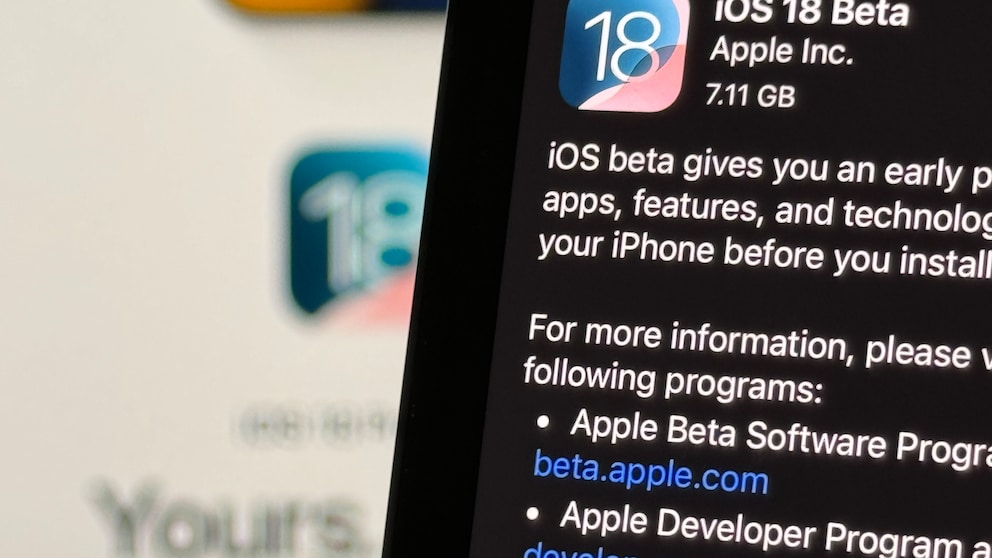 Die Beta-Version von iOS 18 läuft auf dem iPhone Xr, Xs/Xs Max und neuer